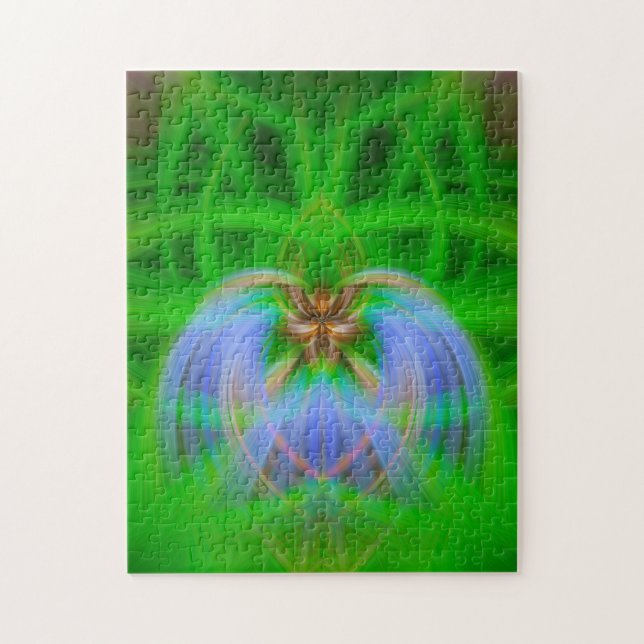 Puzzle Intricité verte (Vertical)