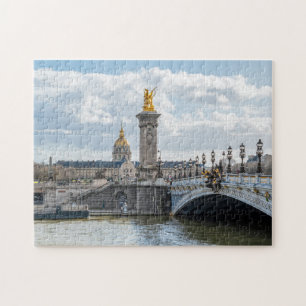 Puzzle Invalides and Pont Alexandre III bridge - Paris