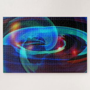 Puzzle Invasion Alien Abstraite