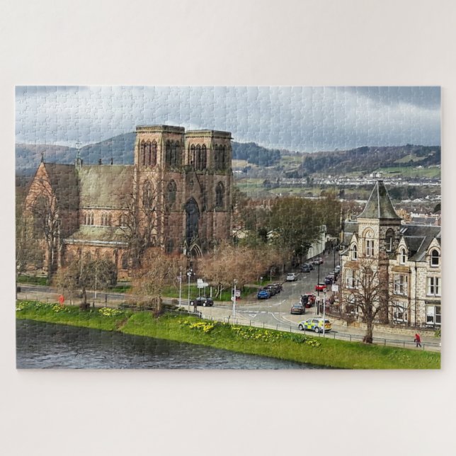 Puzzle Inverness - Capitale des Highlands écossais (Horizontal)
