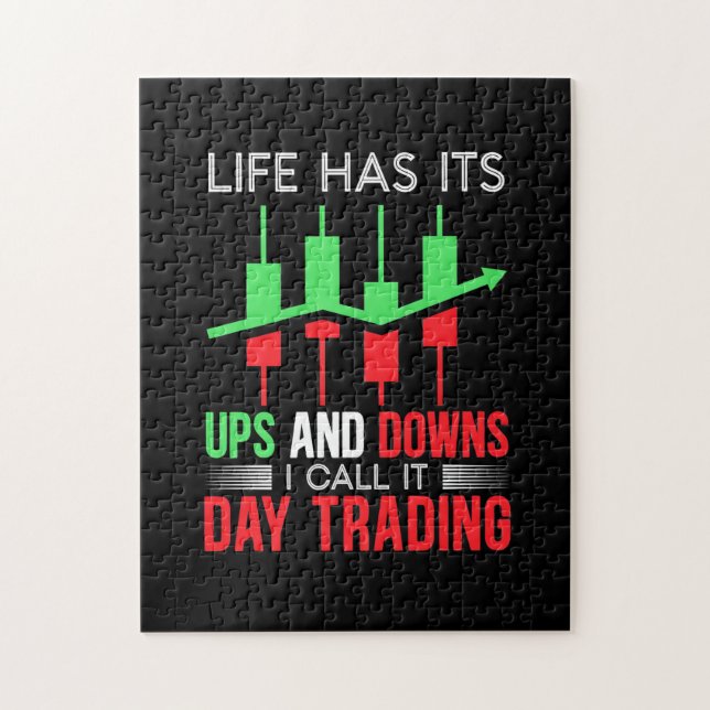 Puzzle Investisseur J'Appelle Ça Jour Trading (Vertical)