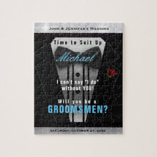 Puzzle Invitation de Fun Groomsmen