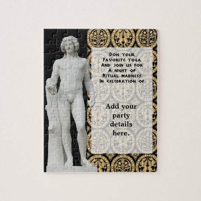 Puzzle Invitation noire chalcédonienne (Vertical)