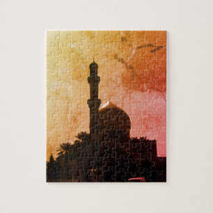 Puzzle Irak ancien Bagdad mosquée taxis