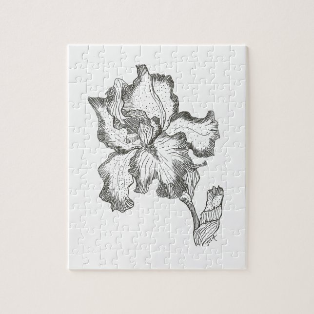 Puzzle Iris Élégant (Vertical)