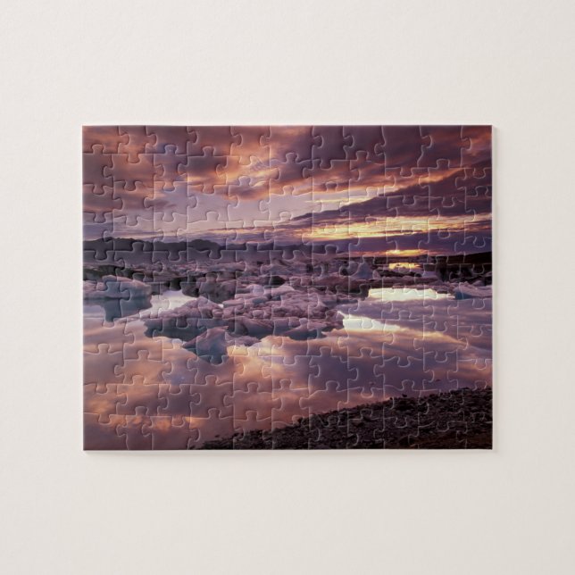 Puzzle Islande, lagon de Jokulsarlon, paysage (Horizontal)