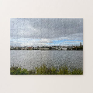 Puzzle Islande Reykjavik Europe Tjornin Pond Paysage