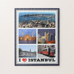 Puzzle Istanbul - I Love - Turquie -