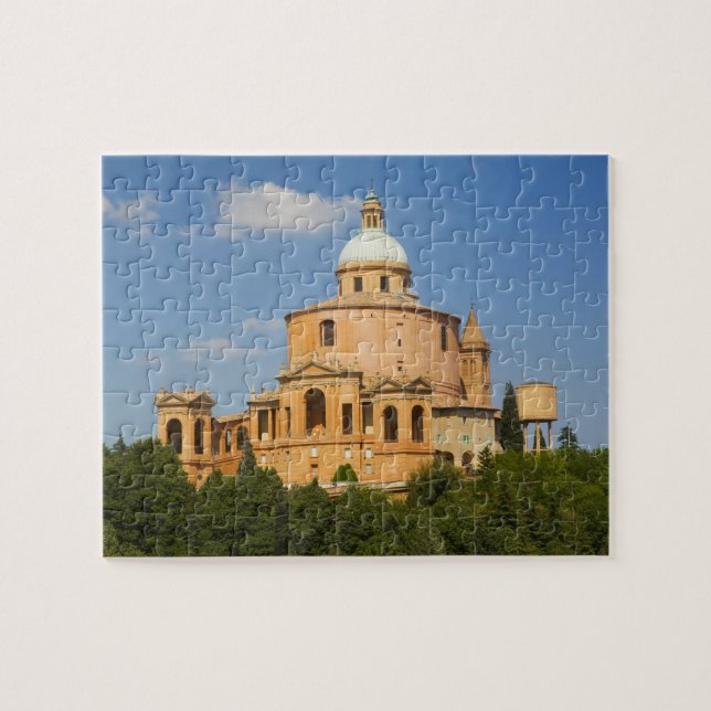 Puzzle Italie, Bologne, Jour du soleil avec Portico di Sa (Horizontal)
