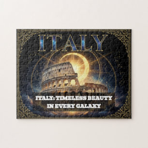 Puzzle Italie cosmique Colossée romain Art céleste