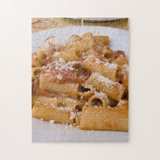 Puzzle Italie, Positano. Plaque d'affichage de rigatoni (Vertical)