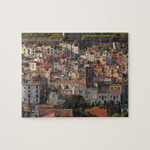 Puzzle Italie, Sardaigne, Bosa. Vue de la ville avec Cast