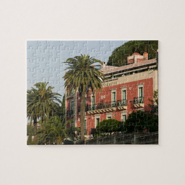 Puzzle ITALIE, Sicile, TAORMINE : Hotel Schuler (Horizontal)
