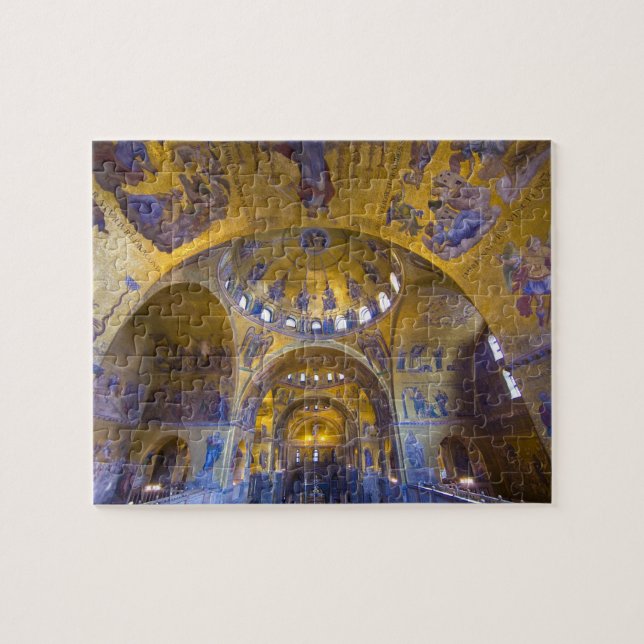 Puzzle Italie, Venise. Intérieur de la cathédrale Saint-M (Horizontal)
