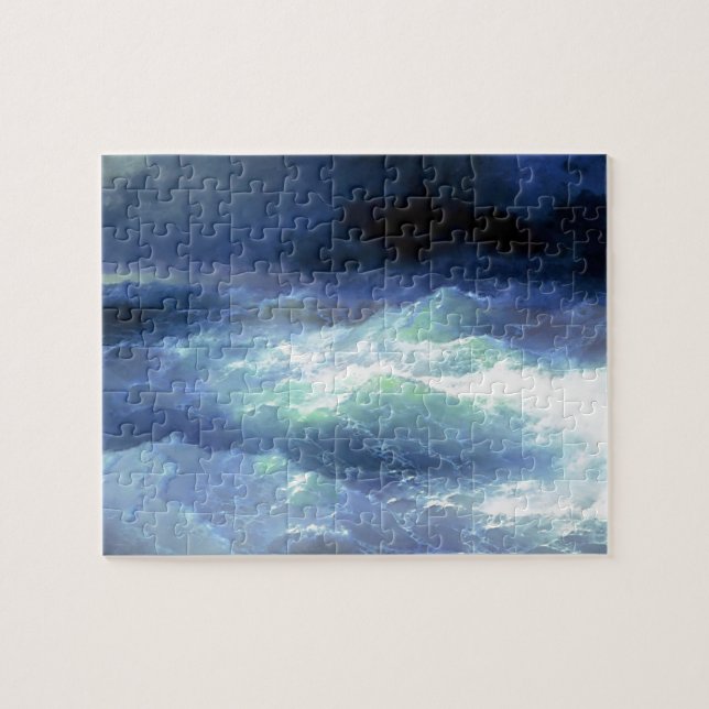 Puzzle Ivan Aivazovsky- entre les vagues (Horizontal)