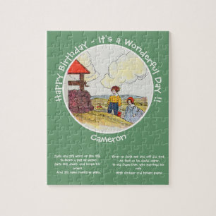 Puzzle Jack et Jill Mother Goose Articles de fête d'anniv