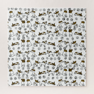 Puzzle Jack Russell Terrier Dessin Animé Difficile