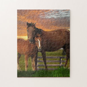 Puzzle J'adore les chevaux