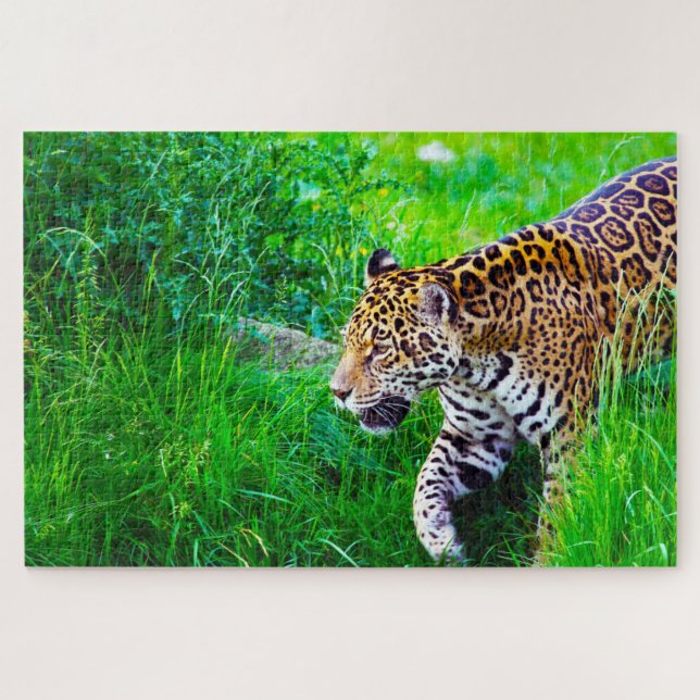 Puzzle Jaguar Big Cats. (Horizontal)