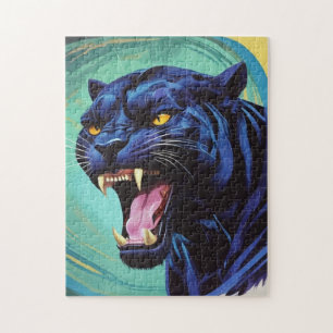 Puzzle Jaguar - Panthère noire