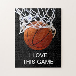 Puzzle J'Aime Ce Jeu Basketball Art Sports