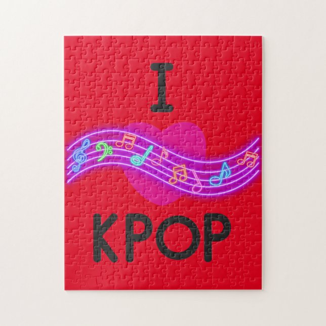Puzzle J'aime K pop (Vertical)