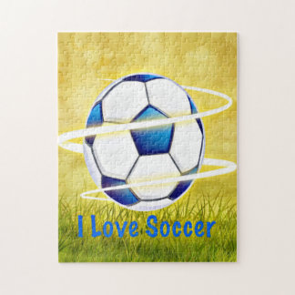 Puzzle J'aime le football