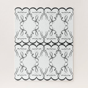 Puzzle J'aime mon partenaire • Vous êtes mon chez-moi