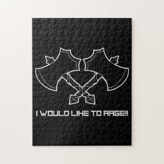Puzzle "J'aimerais faire rage" - le barbare, toujours.