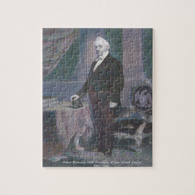 Puzzle James Buchanan 15ème Président de l'Amérique. (Vertical)