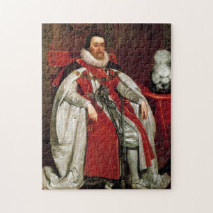 Puzzle James I par Daniel Mytens