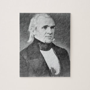 Puzzle James Polk 11e président des États-Unis.