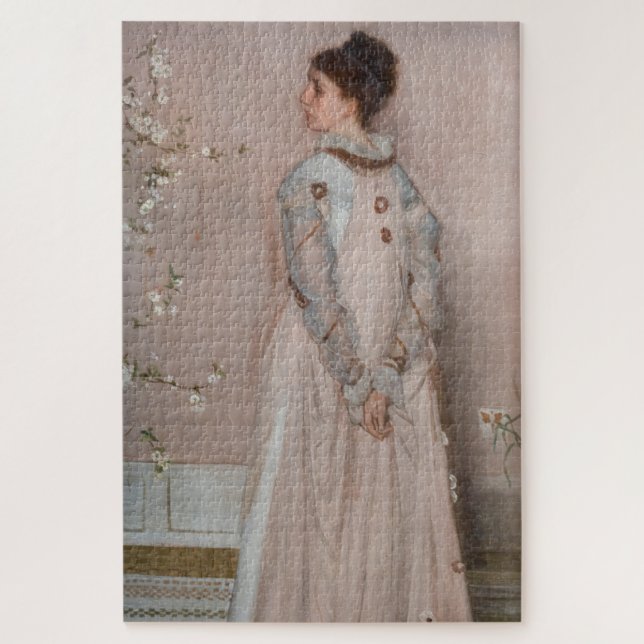 Puzzle James Whistler - Symphonie en couleur chair et ros (Vertical)