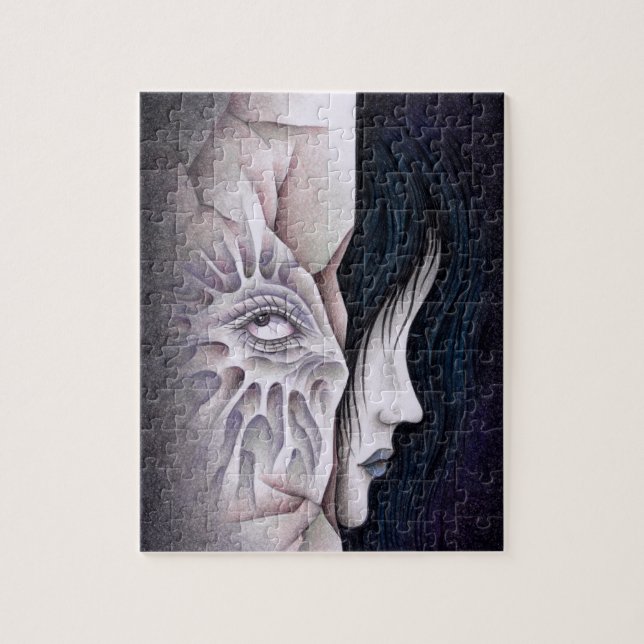 Puzzle Japanese horror - Stare (Vertical)