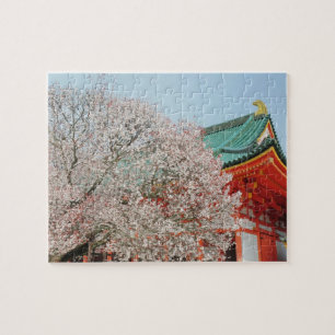 Puzzle Japon, Kyoto. Fleur de cerisier de Shinto