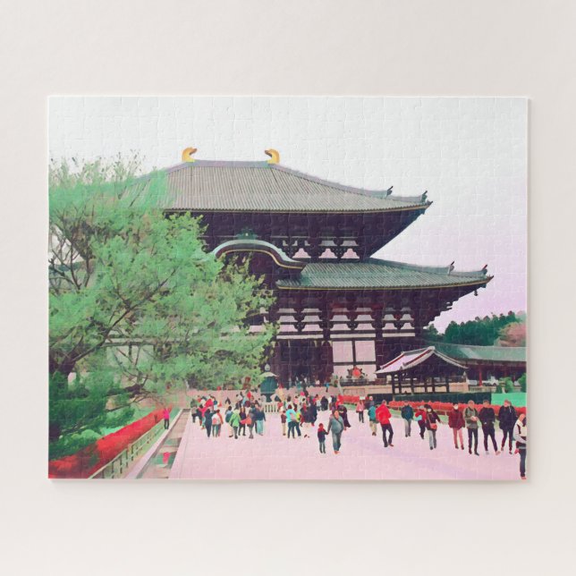 Puzzle Japon Nara beau paysage de printemps (Horizontal)
