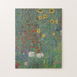Puzzle Jardin agricole Tournesols par Gustav Klimt Peintu