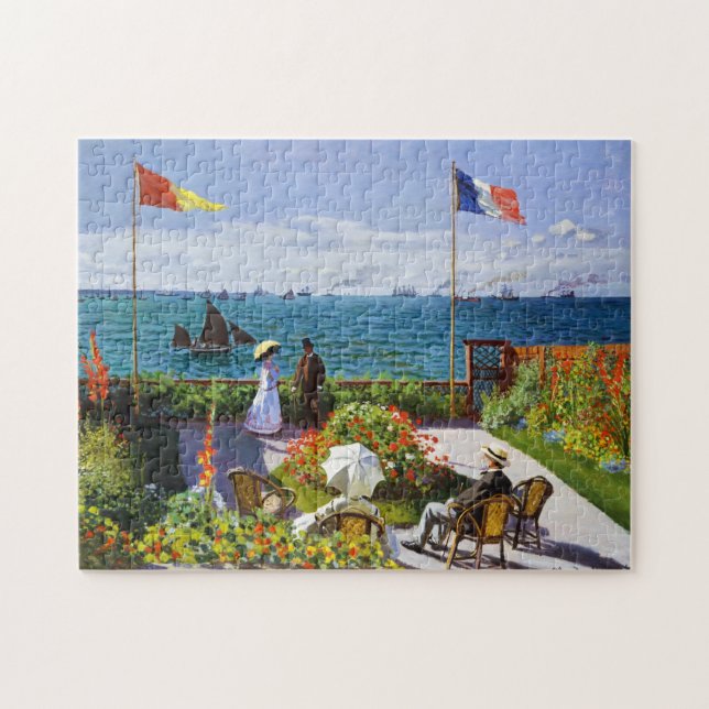 Puzzle Jardin animé de Sainte-Adresse Claude Monet (Horizontal)