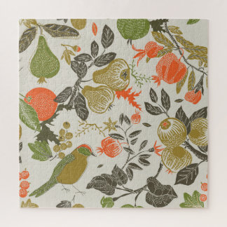 Puzzle Jardin aux fruits d'oiseaux : sans couture