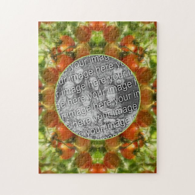 Puzzle Jardin Cherry Tomates Nature Ajouter Votre Propre  (Vertical)