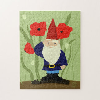 Puzzle Jardin de casse-tête de gnome de souvenir
