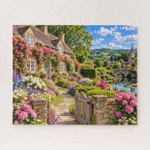 Puzzle Jardin de Cottage Anglais