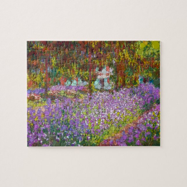 Puzzle Jardin de l'artiste à Giverny par After Claude Mon (Horizontal)