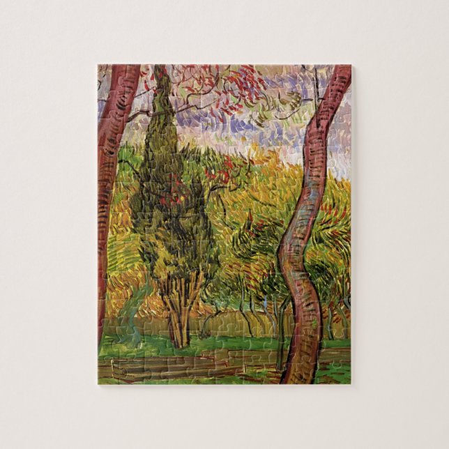 Puzzle Jardin de l'hôpital Saint-Paul par Vincent van Gog (Vertical)