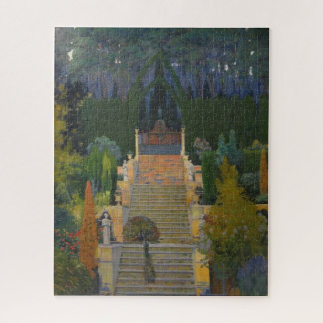 Puzzle Jardin de Majorque (par Santiago Rusiñol) (Vertical)