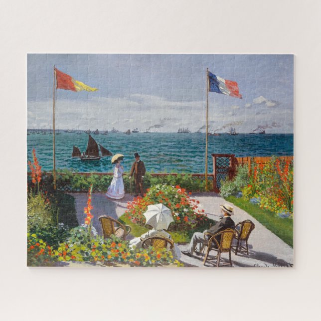 Puzzle Jardin de Sainte-Adresse | CLAUDE MONET | (Horizontal)