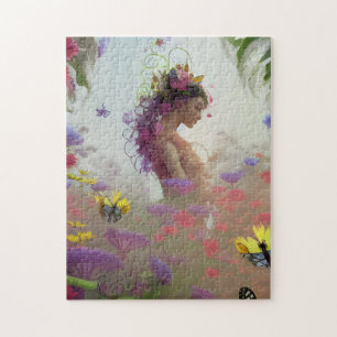 Puzzle Jardin des papillons IA généré