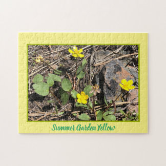 Puzzle Jardin d'été Jaune