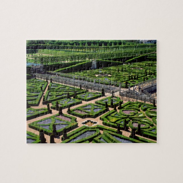 Puzzle Jardin du château de Villandry, Indre-et-Loire, (Horizontal)