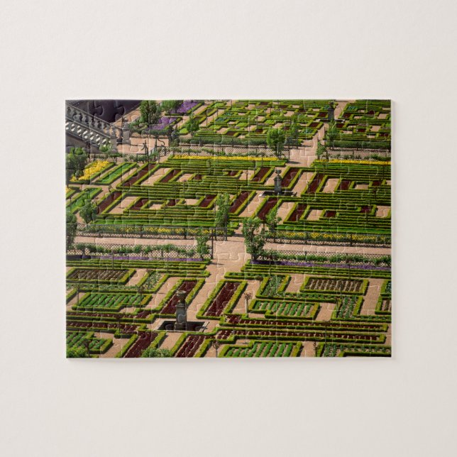 Puzzle Jardin du Château de Villandry, Indre-et-Loire, 2 (Horizontal)